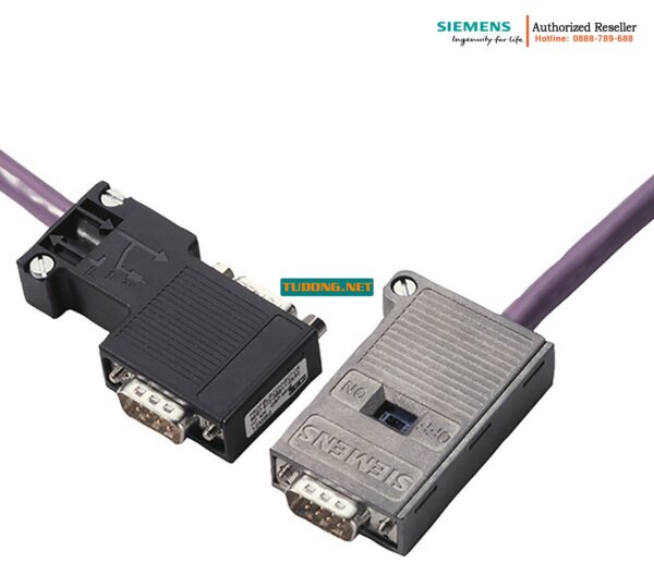 Dây Cáp PROFIBUS 6XV1830-2AN10 - D-sub 9 Chân, Có Sẵn Trở Kháng, Dài 10m