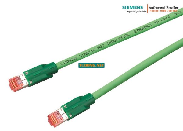 Cáp Chuyển Đổi Công Nghiệp 6XV1850-2EE50 - RJ45 Sang ITP 15 Chân, Lắp Sẵn, Dài 0.5m