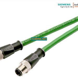 6XV1870-8AH10 - Cáp Ethernet Công Nghiệp M12/M12 D-Coded 1m, Cáp Trailing GP Tiền Lắp Ráp