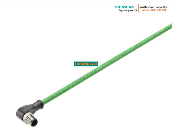 Cáp Kết Nối IE M12 D-Coded 6XV1870-8GE30 - Chính Hãng, Giá Tốt, Dài 0.3m