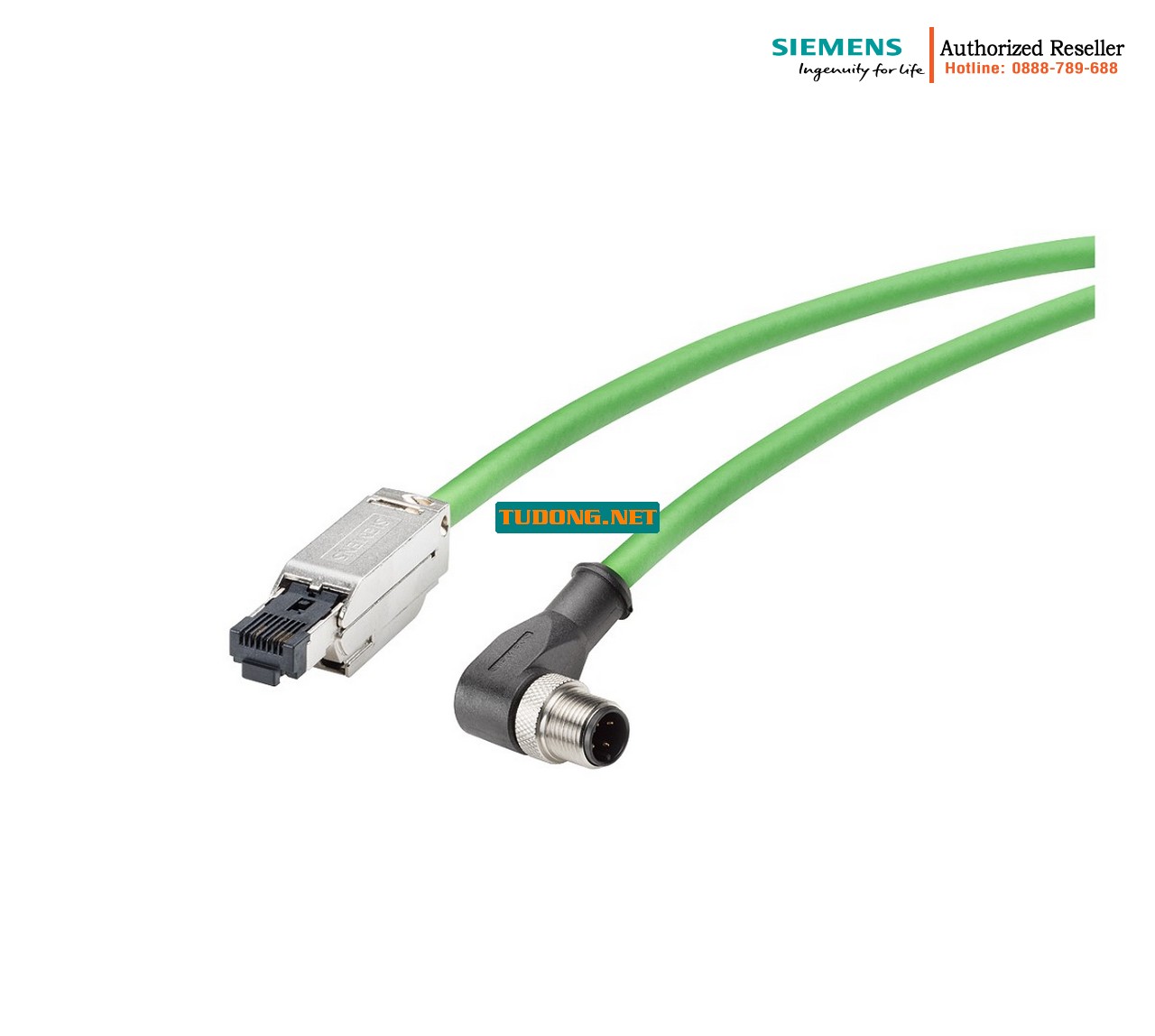 Dây Cáp Kết Nối IE 6XV1871-5TN10 - M12/RJ45 - 10m - Chuẩn Công Nghiệp 1 6XV1871-5TN10