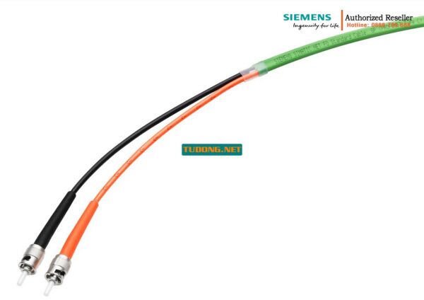 Dây Cáp Quang 6XV1873-3CT10 - FO Trailing Cable 50/125 - Đầu Nối BFOC 2x2 - Lắp Đặt Dễ Dàng - Chiều Dài 100m