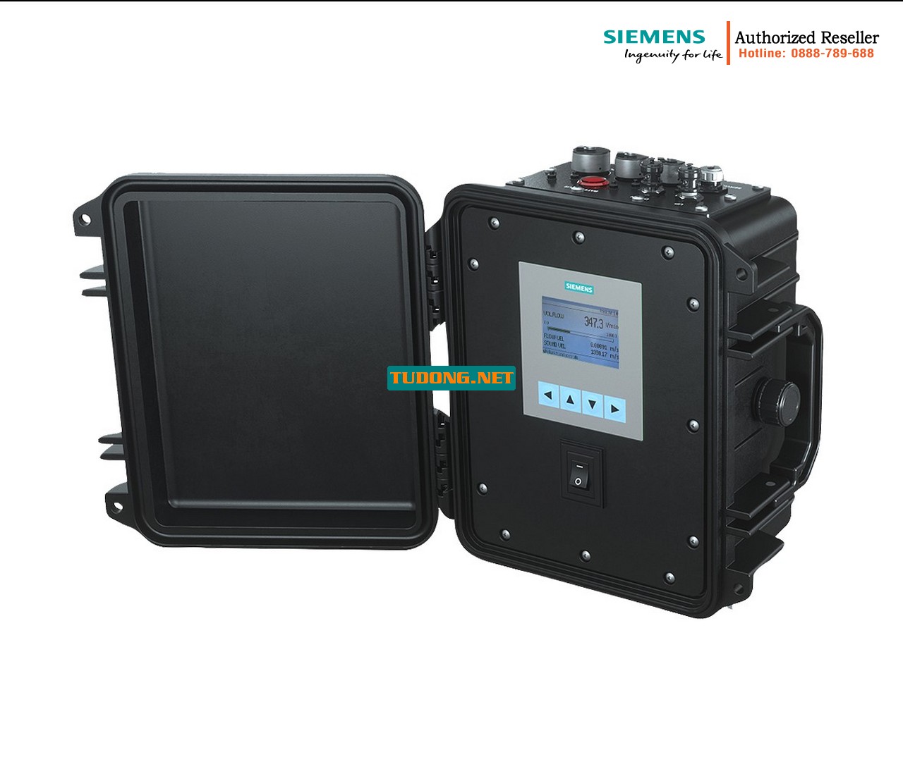 7ME3745-0EC10-1BB2-Z - Hệ Thống Đo Lưu Lượng Siêu Âm Di Động SITRANS FS290 | Cảm Biến Kẹp Ngoài | Đo Không Cần Cắt Đường Ống | Phạm Vi Ống 8-24 inch 1 7ME3745-0EC10-1BB2-Z