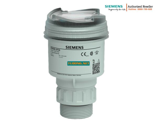 Máy đo mức radar SITRANS LR150 7ML5340-0AA07-4AF3 - Cảm biến không tiếp xúc, đo chất lỏng & rắn, phạm vi 15m, kết nối 1-1/2" NPT, hiển thị tại chỗ, chứng nhận CE/cFMUs/cCSAus/RCM