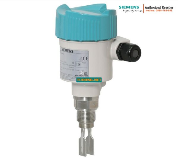 Công Tắc Mức Rung Siemens 7ML5746-2AA00-1AA0 - Phát Hiện Mức Chất Lỏng/Bùn, Thiết Kế Ngắn Cho Khu Vực Nguy Hiểm, Relay Kép, Chuẩn CE, Kết Nối Ren G 3/4", Vỏ IP66/IP67