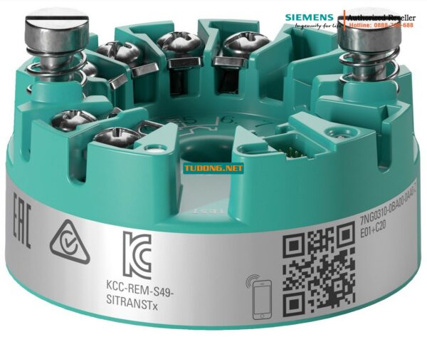 Bộ chuyển đổi nhiệt độ HART SITRANS TH320 Pt100 3 dây - 7NG0310-0BA00-0AA0 - Lắp đầu cảm biến và tủ điện