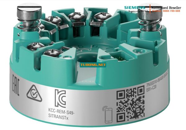 Cảm Biến Nhiệt Độ Siemens SITRANS TH320 7NG0310-0BA00-0NA0-Z - Đầu Dò Pt100, Ngõ Ra 4-20mA HART, Chứng Chỉ Ex SIL2/3