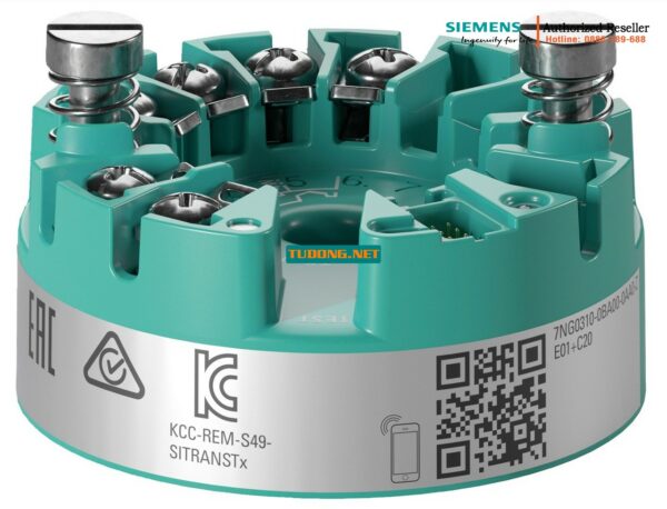Bộ Chuyển Đổi Nhiệt Độ SITRANS TH320 7NG0317-0BA00-0AA0 - Cảm Biến Pt100, Đầu Cắm DIN, Tín Hiệu 4-20mA