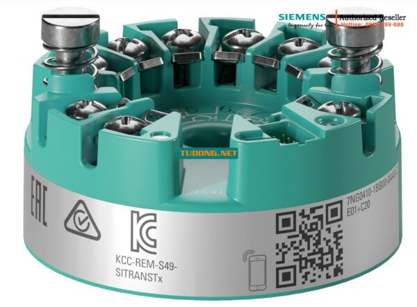 Bộ Chuyển Đổi Nhiệt Độ SITRANS TH420 7NG0410-1BB00-0AA0 - Đầu Vào Kép RTD Pt100 3-Dây, Ngõ Ra HART, Lắp Đầu hoặc Rail