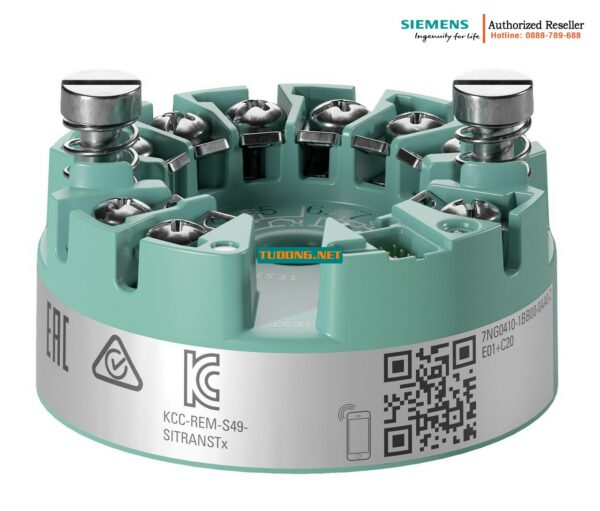 Bộ Chuyển Đổi Nhiệt Độ SITRANS TH420 7NG0410-1BB00-0AA0-Z - 2 Ngõ Vào RTD Pt100, Ngõ Ra 2-Dây HART