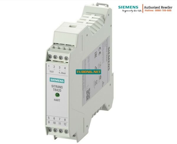 Bộ Chuyển Đổi Nhiệt Độ SITRANS TR420 7NG0420-1BB00-0AA0-Z - Đầu Dò 2 Kênh, Ngõ Ra HART, Lắp Rail