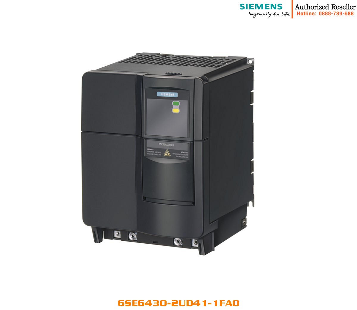 Biến tần 110 kW 6SE6430-2UD41-1FA0 Biến tần MM430, 3 pha 380V, 110kW, không bộ lọc, chuyên bơm/quạt 1 Biến tần MM430, 3 pha 380V, 110kW, không bộ lọc, chuyên bơm/quạt