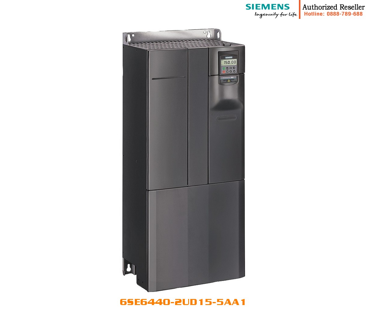 Biến tần 0.55 kW (0.75 HP) 6SE6440-2UD15-5AA1 Biến tần MM440, 3 pha 380V, 0.55kW, không bộ lọc 1 Biến tần MM440, 3 pha 380V, 0.55kW, không bộ lọc