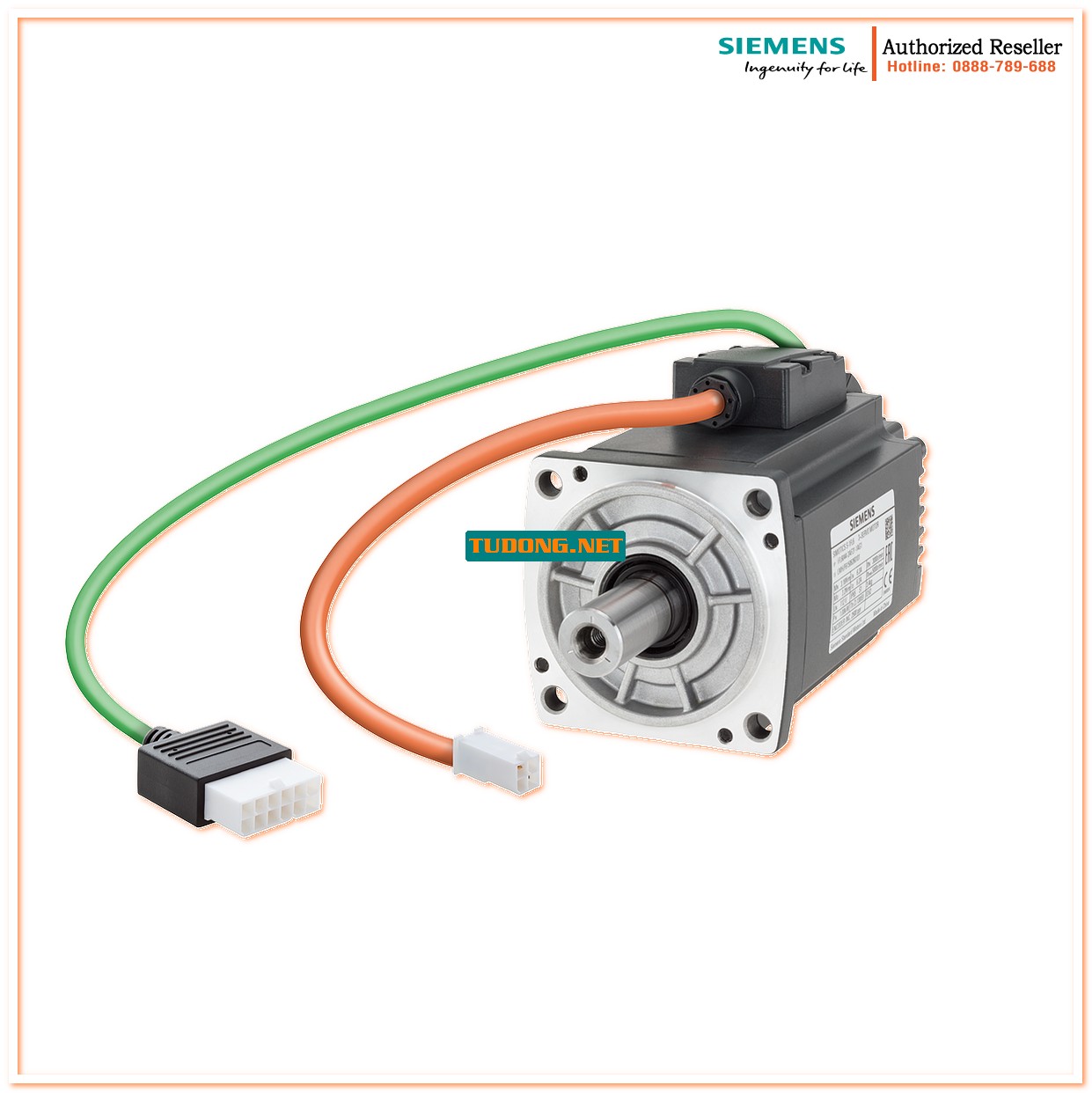 Động cơ SIMOTICS S-1FL6 0.75kW 3000rpm 1FL6044-1AF61-2LB1, Encoder 20-bits, IP65, Tương thích SINAMICS 1 1FL6044-1AF61-2LB1