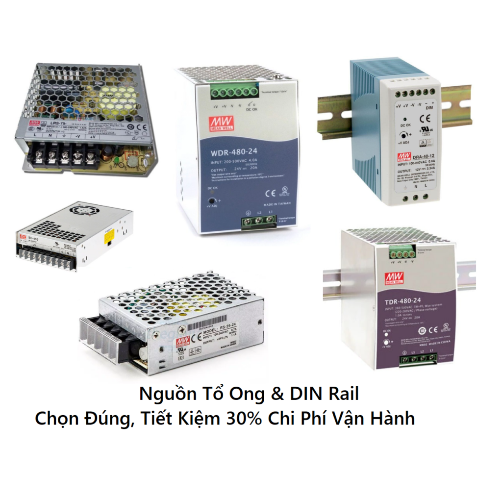 Nguon Meanwell Chinh Hang Nguon To Ong DIN Rail