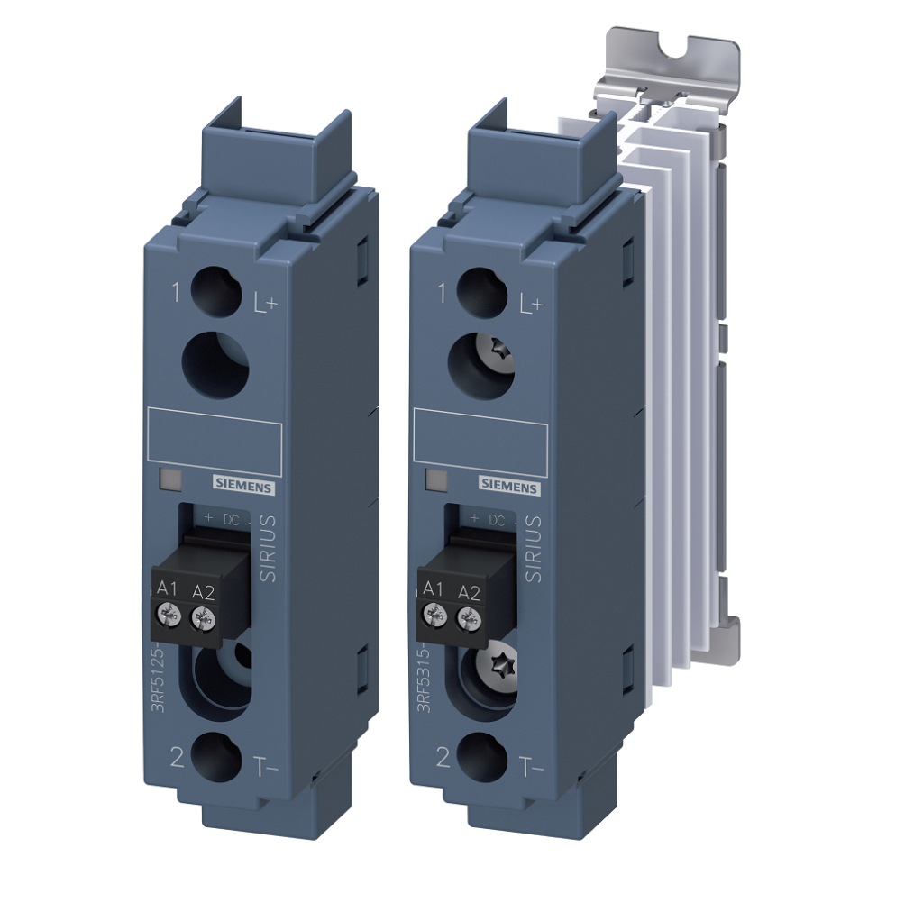 SIRIUS 3RF5 solid state switching devices for switching resistive DC loads