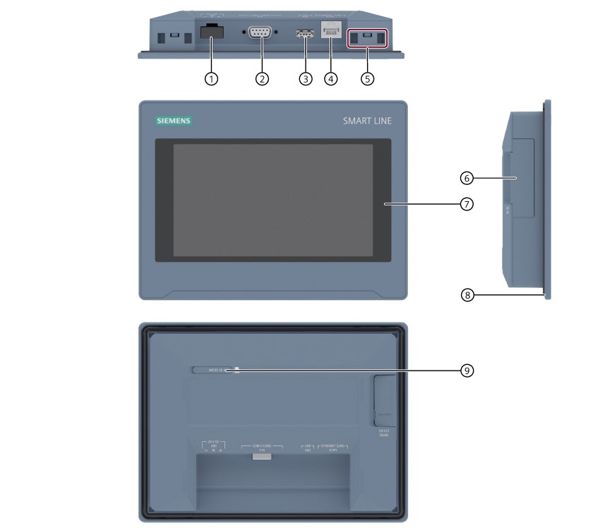 HMI Siemens Smart line